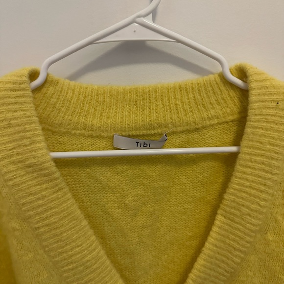 Tibi Alpaca Yellow Sweater - Picture 2 of 3